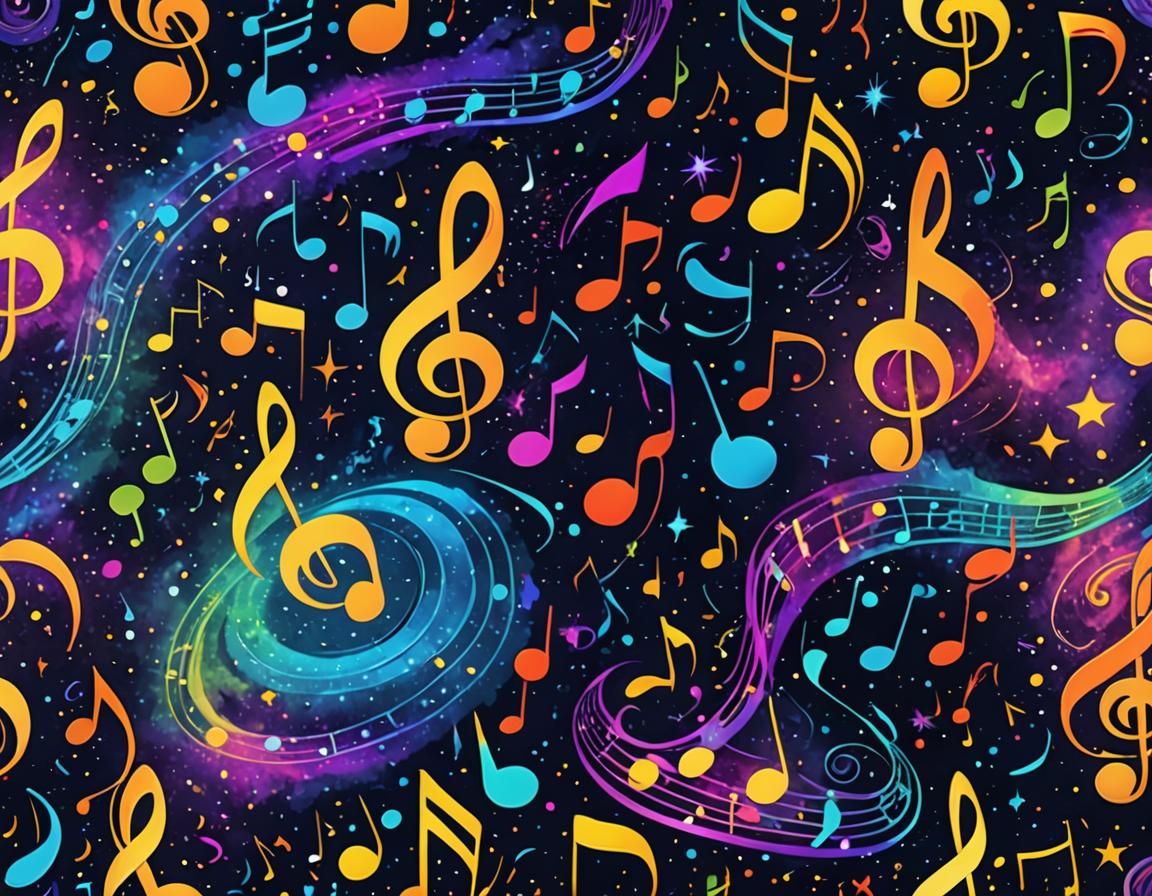 Vibrant Cosmic Serenade: Psychedelic Galaxy Music