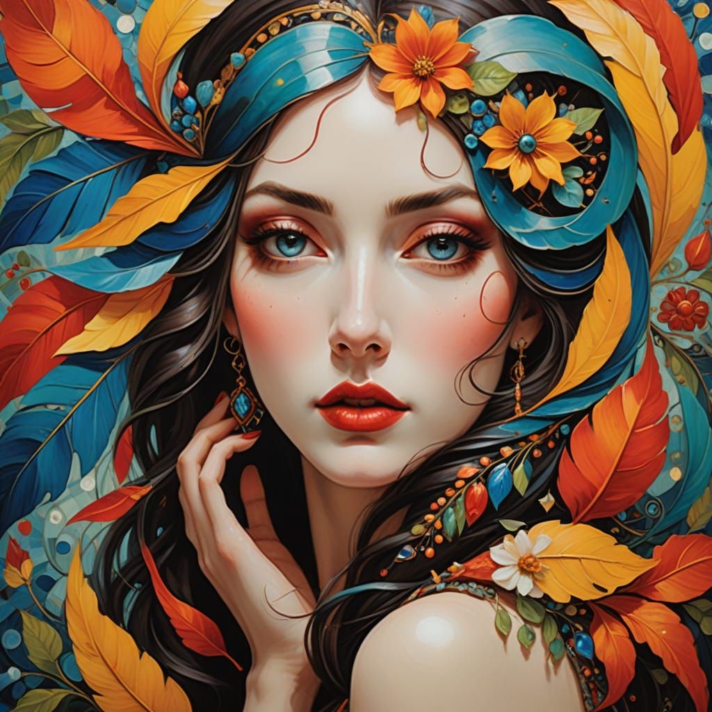 Ethereal Whimsy in Sensual Masterpiece