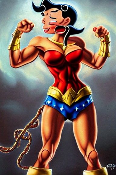 Popeye Meets Wonder Woman