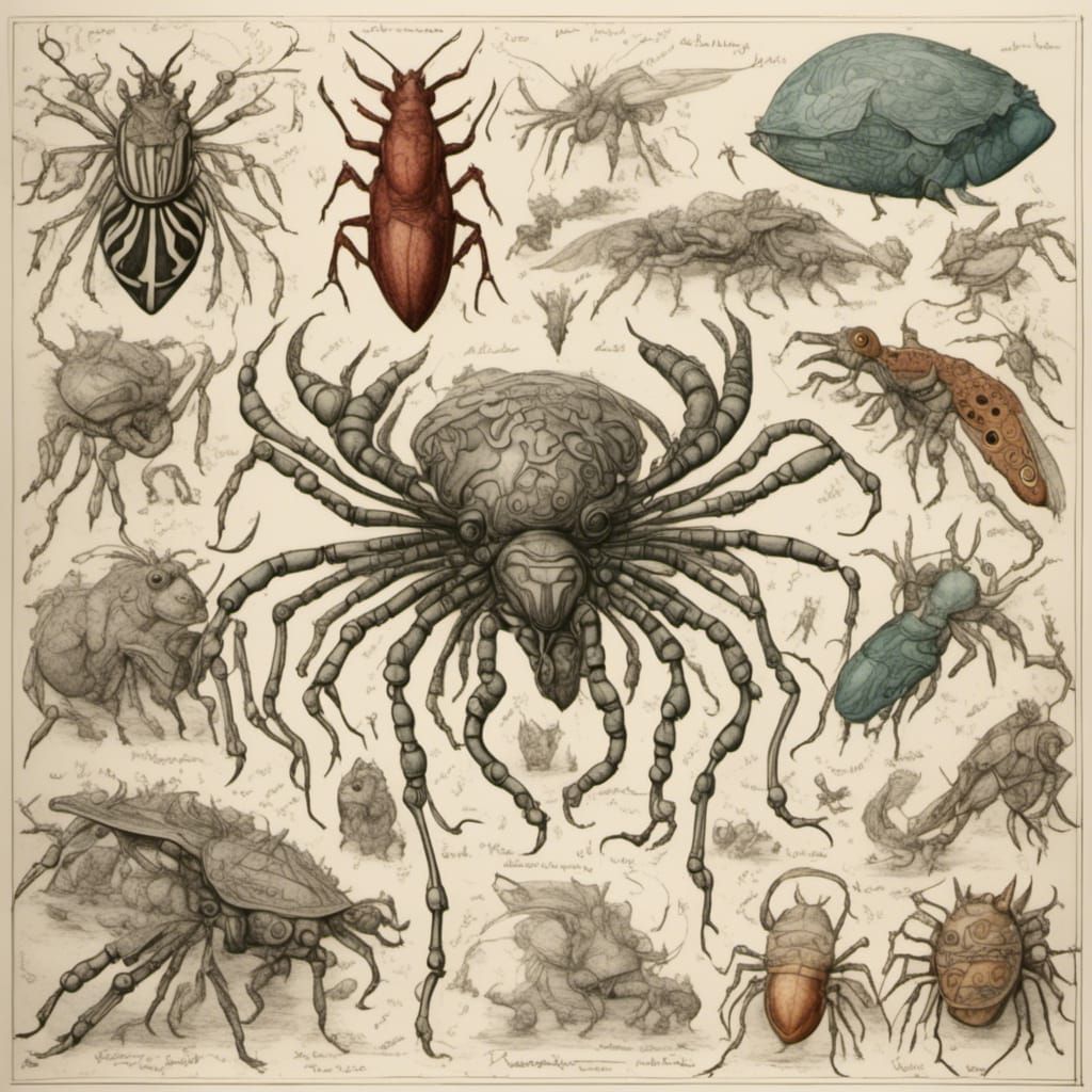 Animal Sketch in Sybille Merian Style