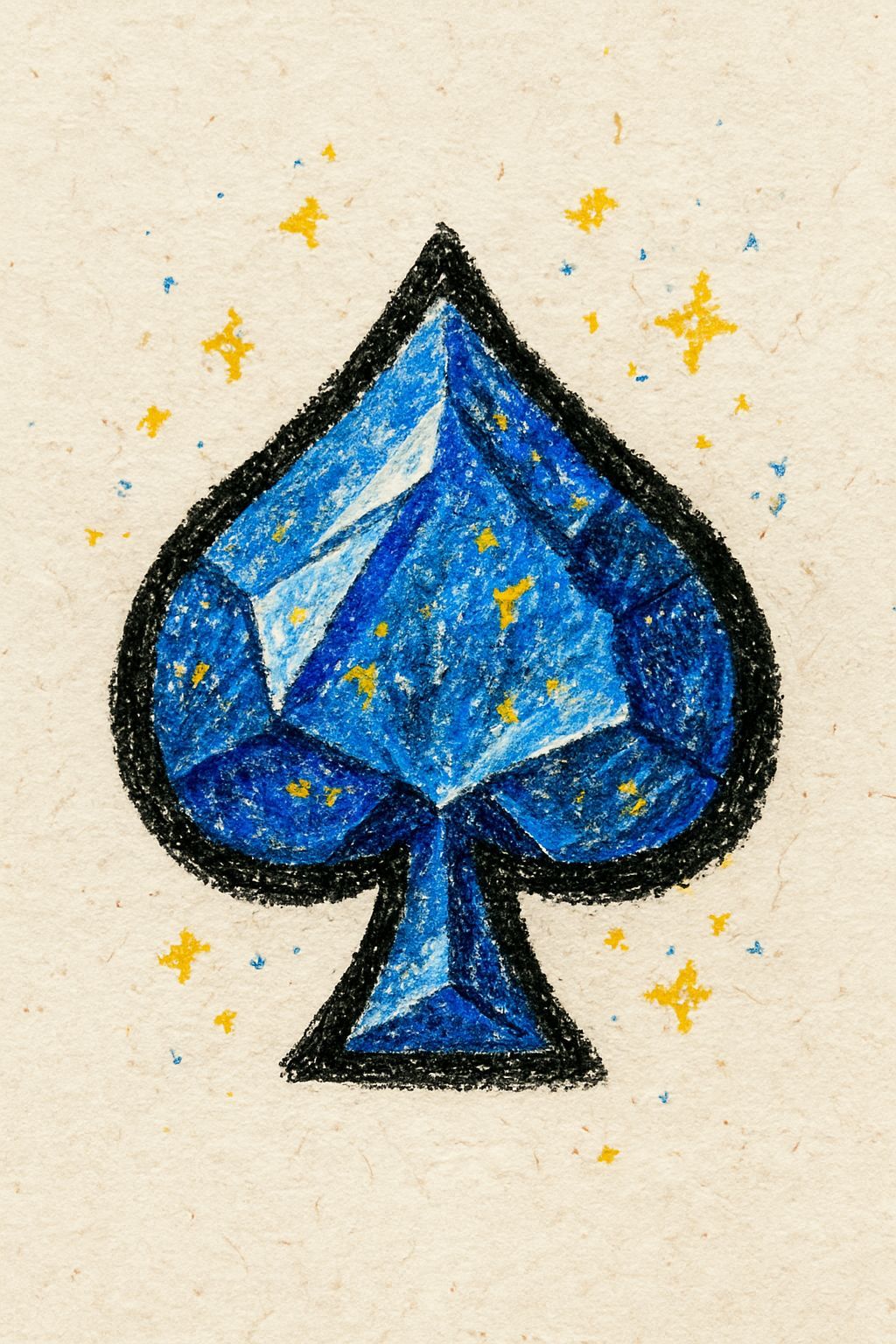 Spade Sapphire Jewelry with Fairy Dust