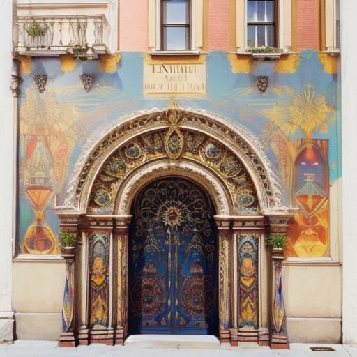 Surreal White: Photorealistic Psychedelic 3D Render