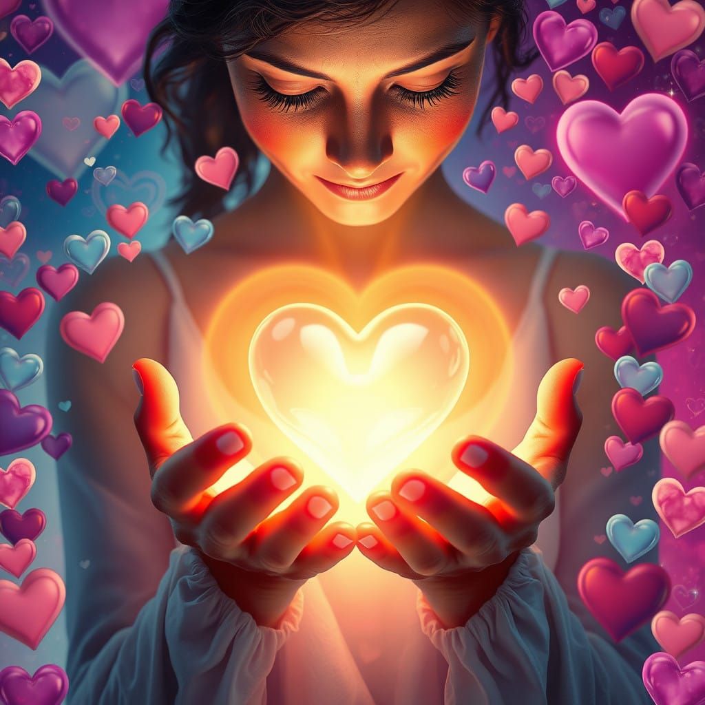 Ethereal Love Embodied with Gentle Hearts