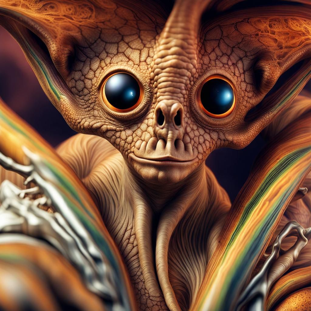 Photorealistic Aliens with Exotic Fashion and Emotions