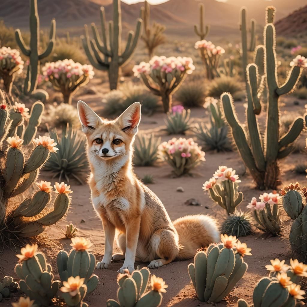 Fennec Fox in Desert Botanical Garden