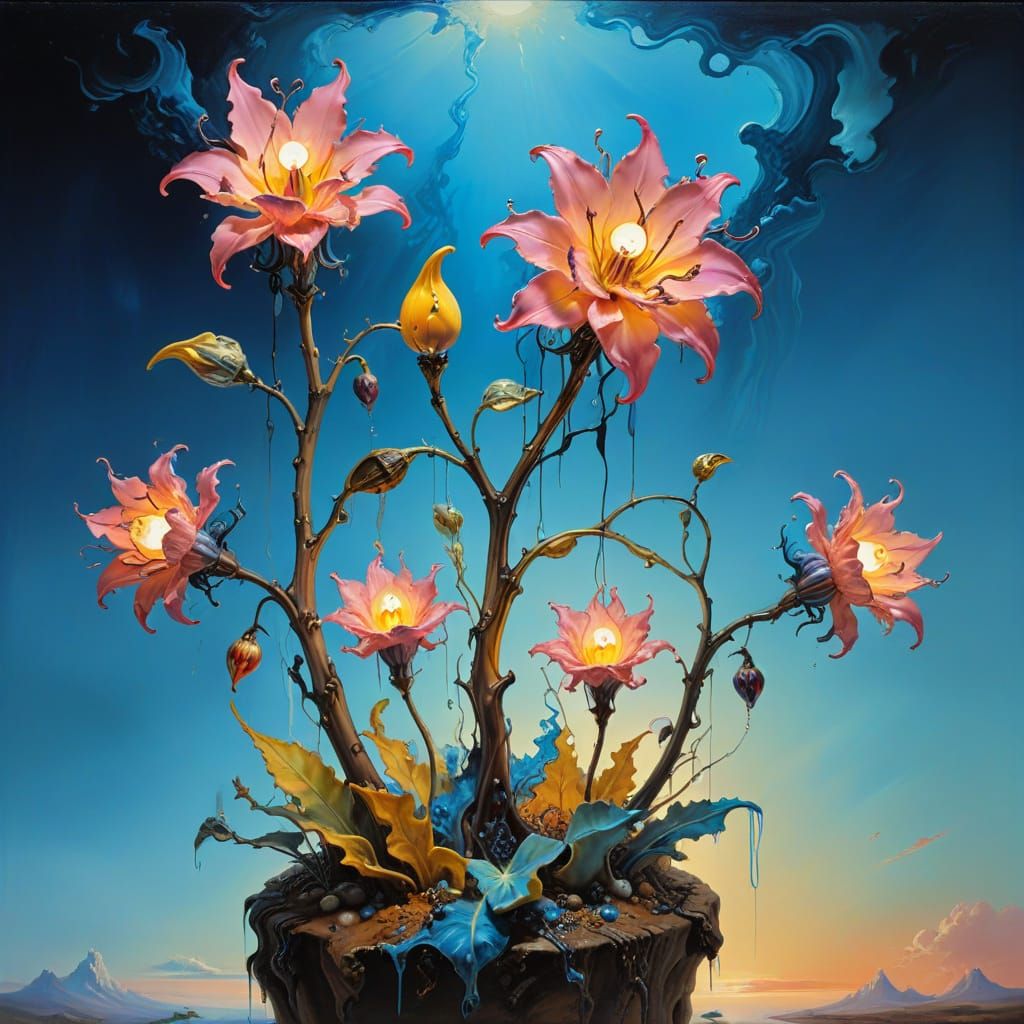Enchanting plants with luminous floral bulbs!