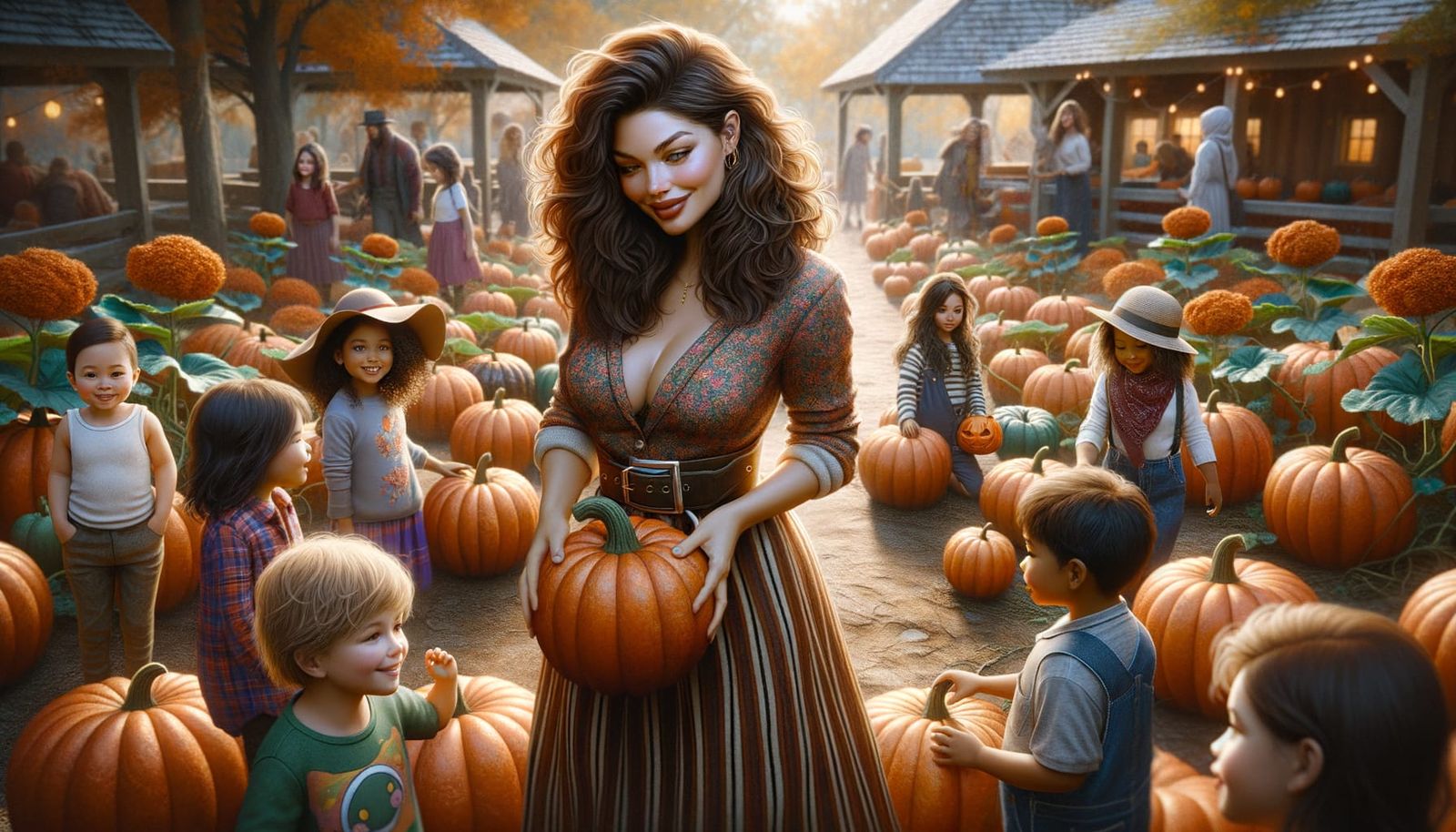 Halloween Pumpkin Patch Outing With Preschool Class