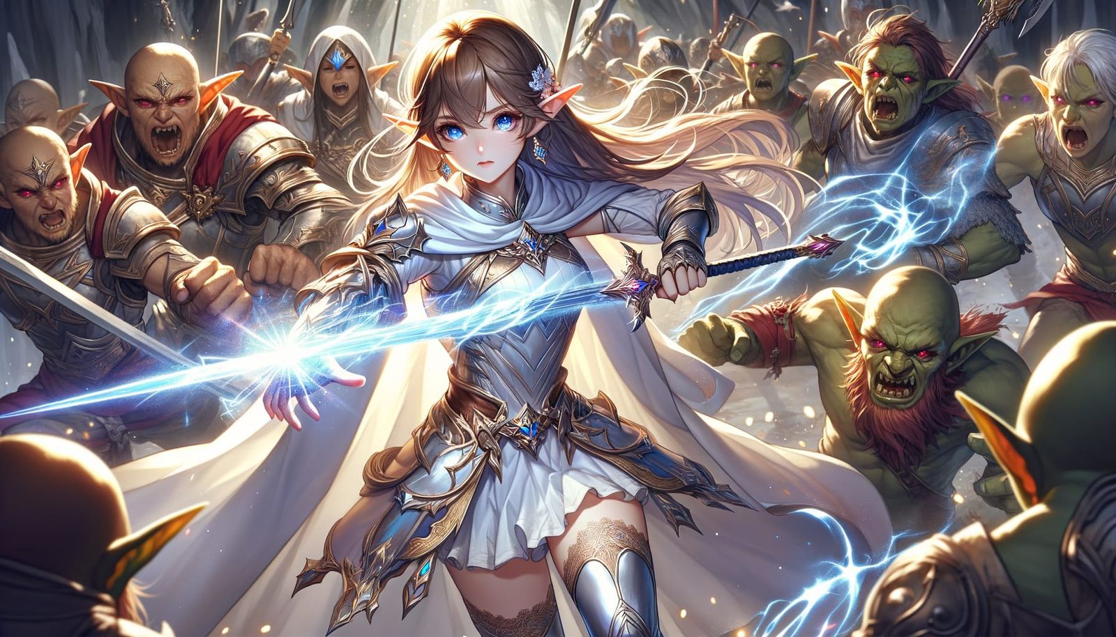 Anime model creation. Extrem détails. Fighting spirit. Divin...