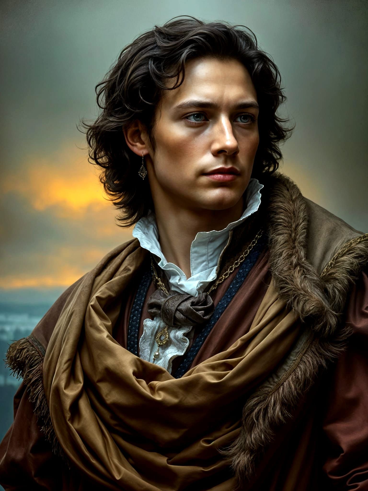 Renaissance Man in Cold Dawn Light