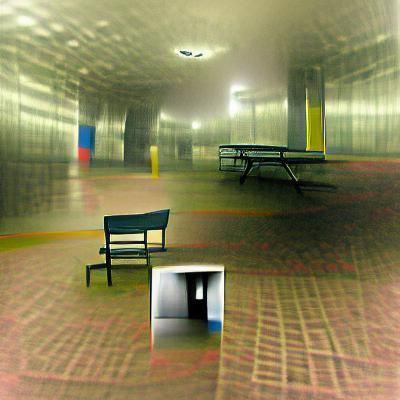 Eerie Liminal Space Creates Unsettling Atmosphere