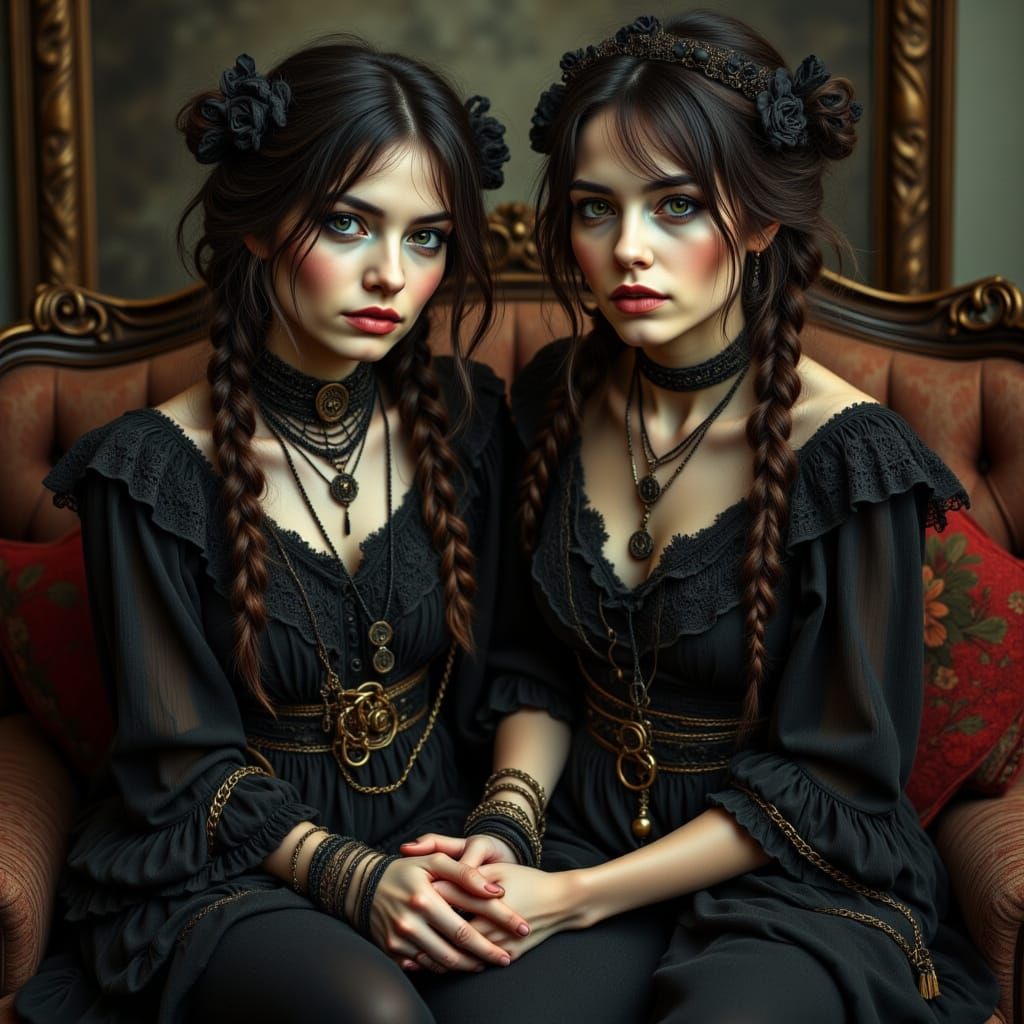 Boho Goddesses in Dark Fantasy Realm