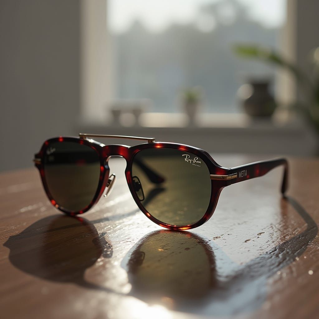 Luxury Sports Car and Chic Cityscape in Vignette Style