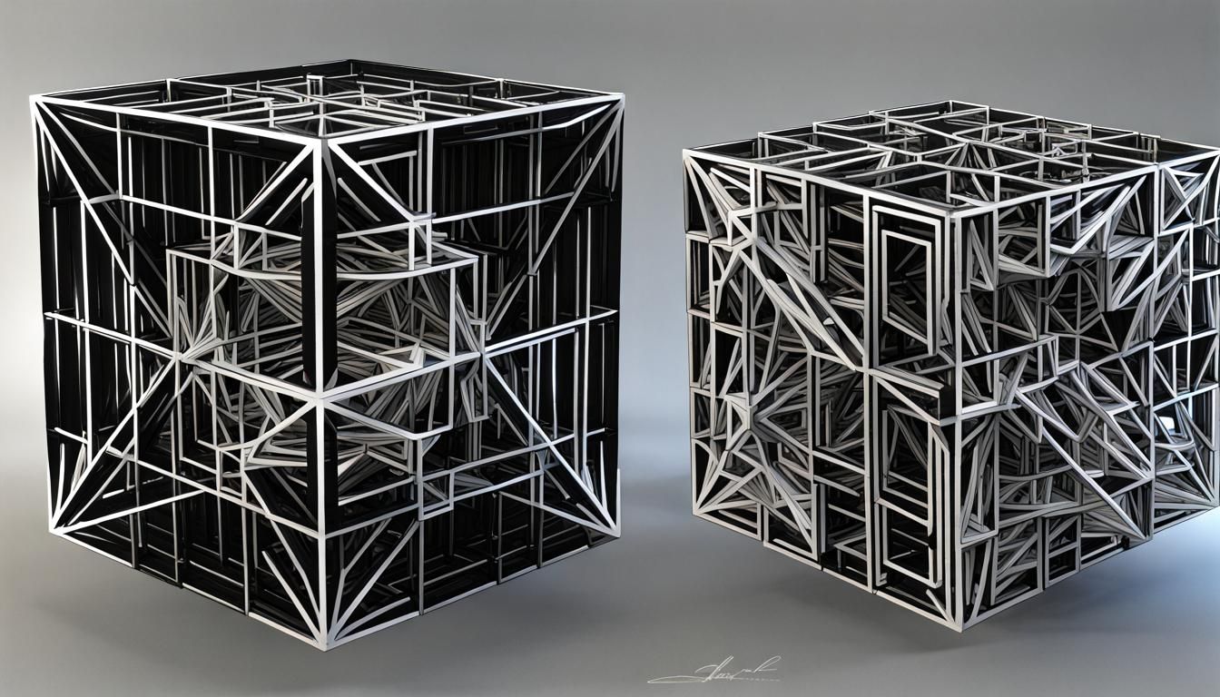 Four-Dimensional Hypercube Visualized