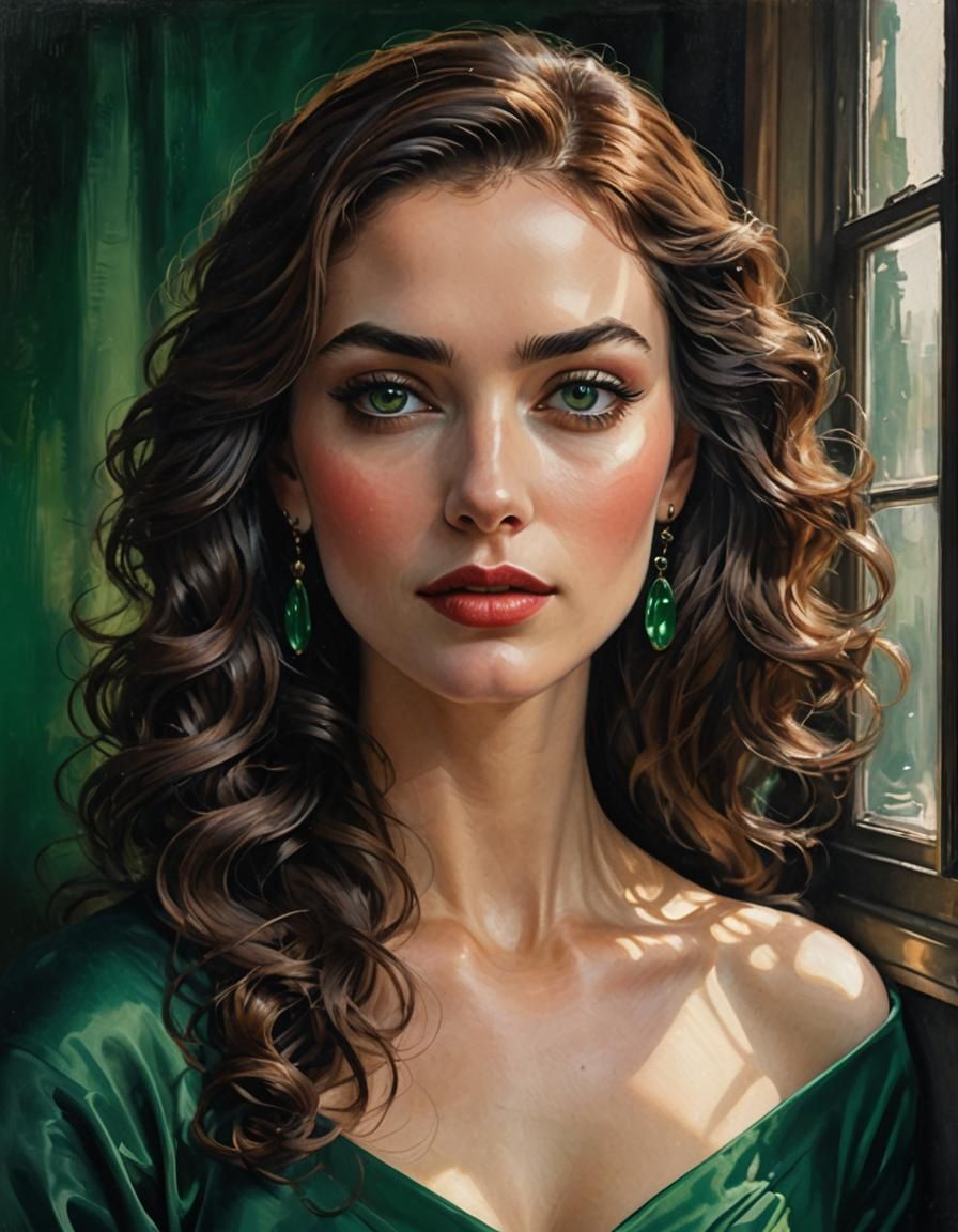 Hyperrealistic Portrait of a Beautiful Woman