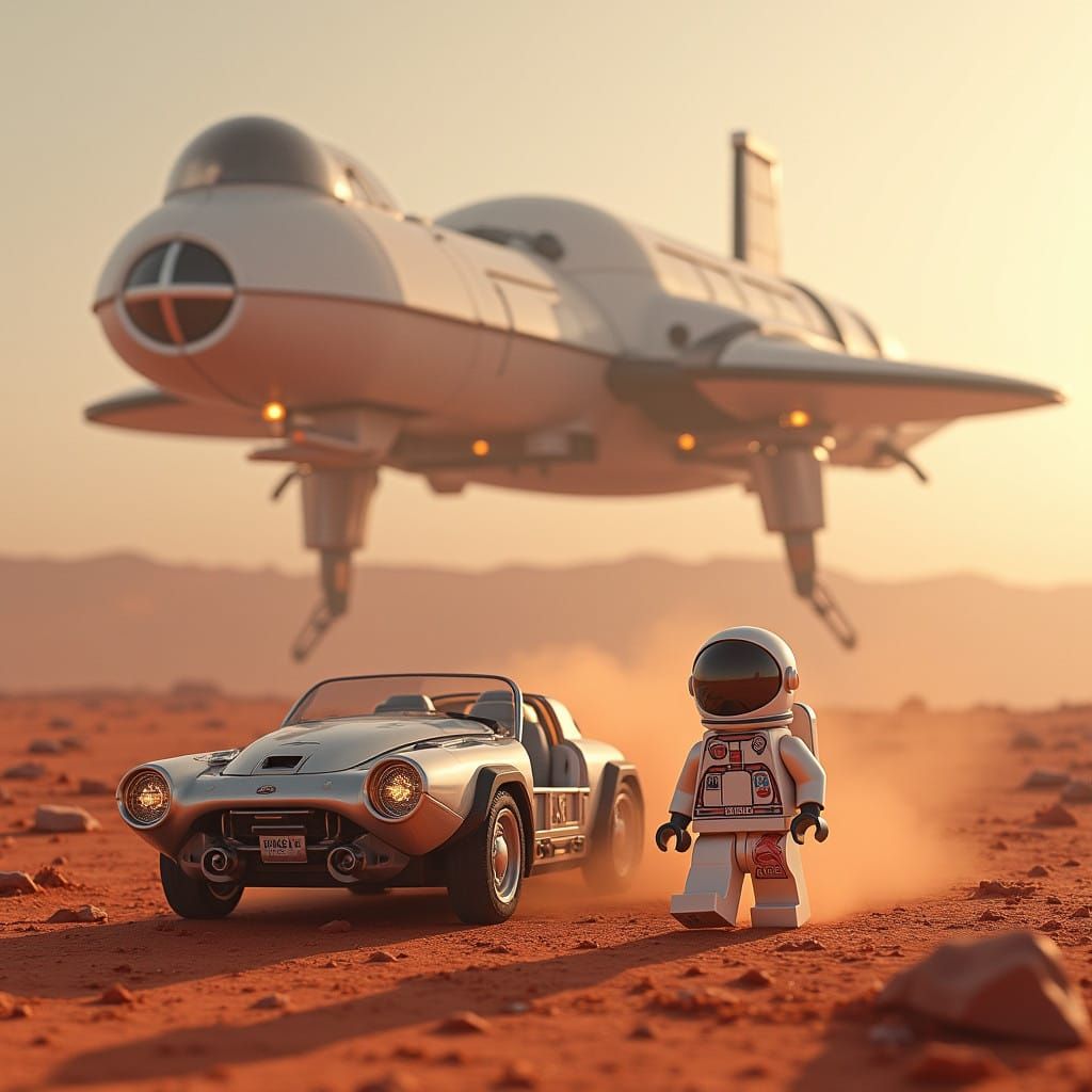 Mars Settlers Arrive in High-Tech Bio-Dome, Bringing Human L...