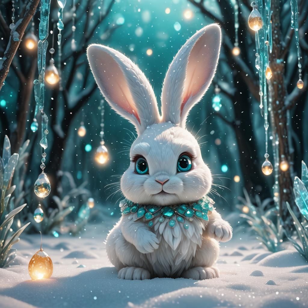 Little Baby White Rabbit