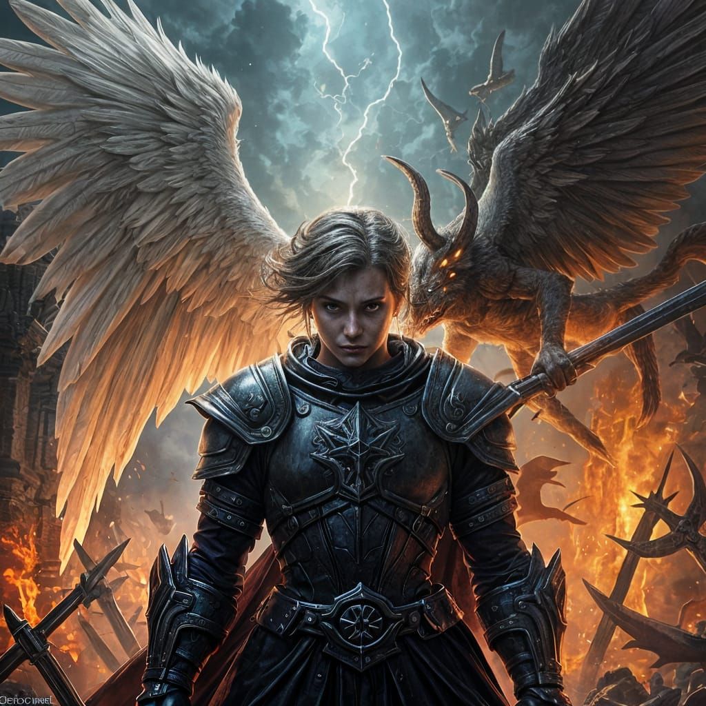 Epic Angel vs Demon Battle for a Soul