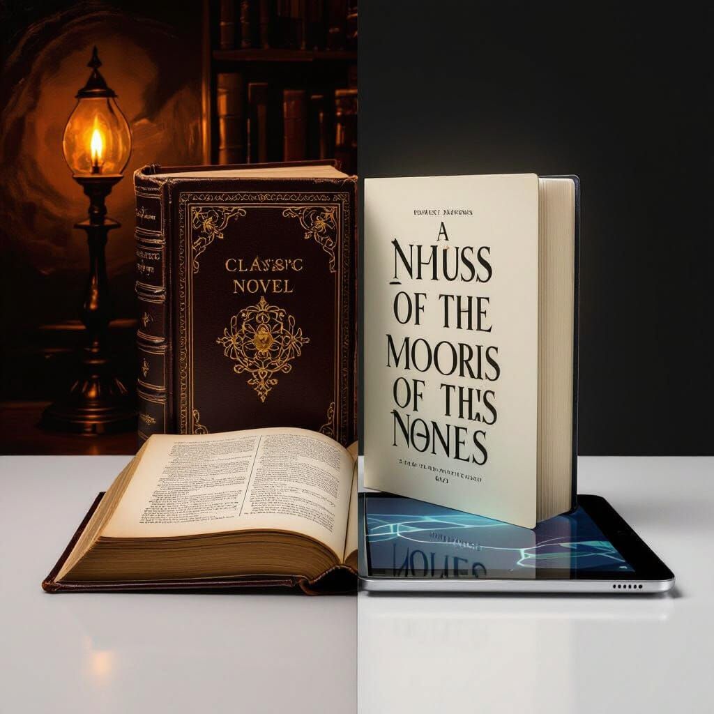 19th Century Novel vs Modern Digital Book