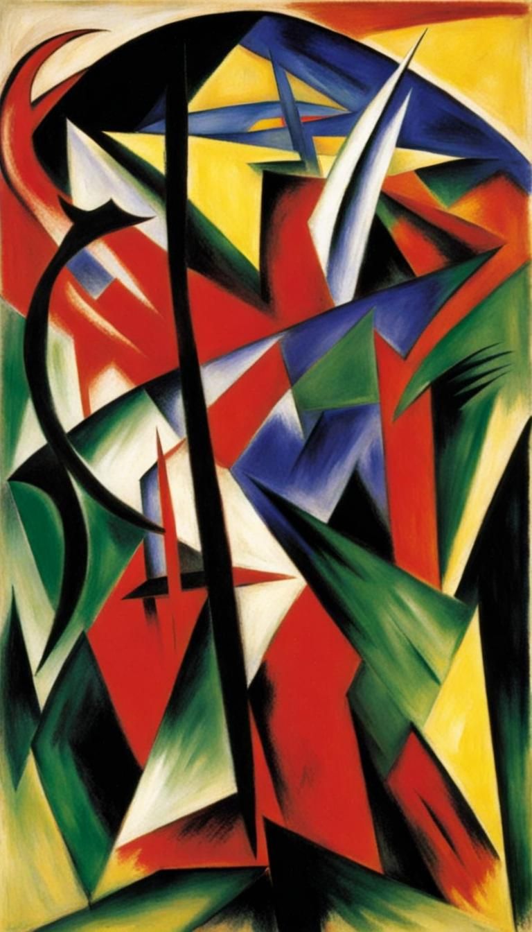 Death in German Expressionist Style