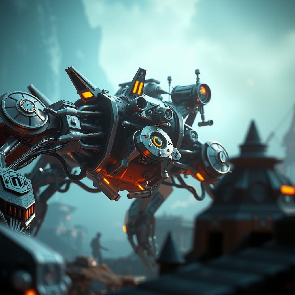 Epic Sci-Fi Mech Adventure in 8K