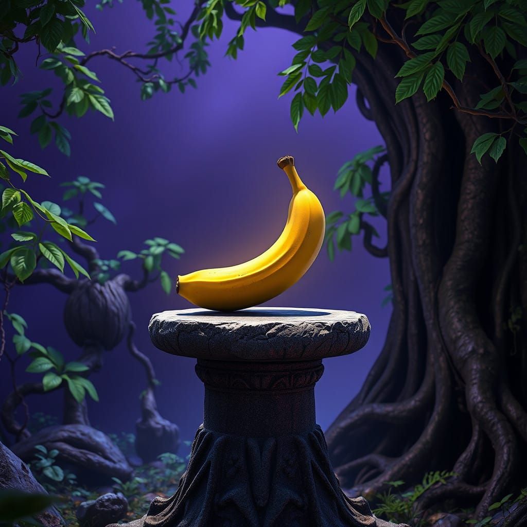 Mystical Banana, Fantasy Concept Art