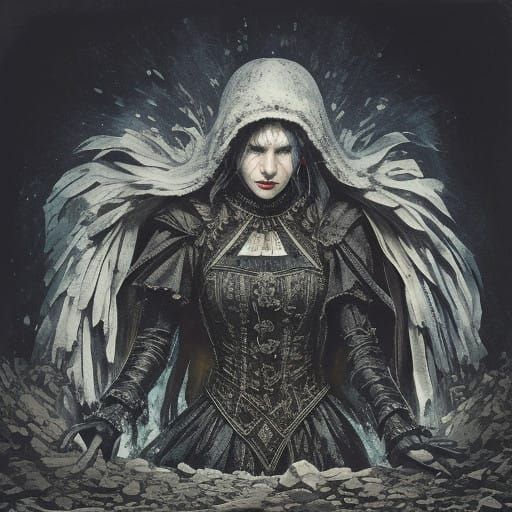 Dark Pop Art Dance on the Edge of Fear