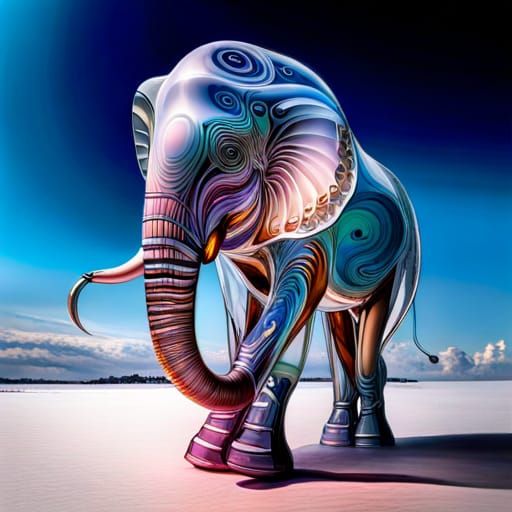 Glass Elephant