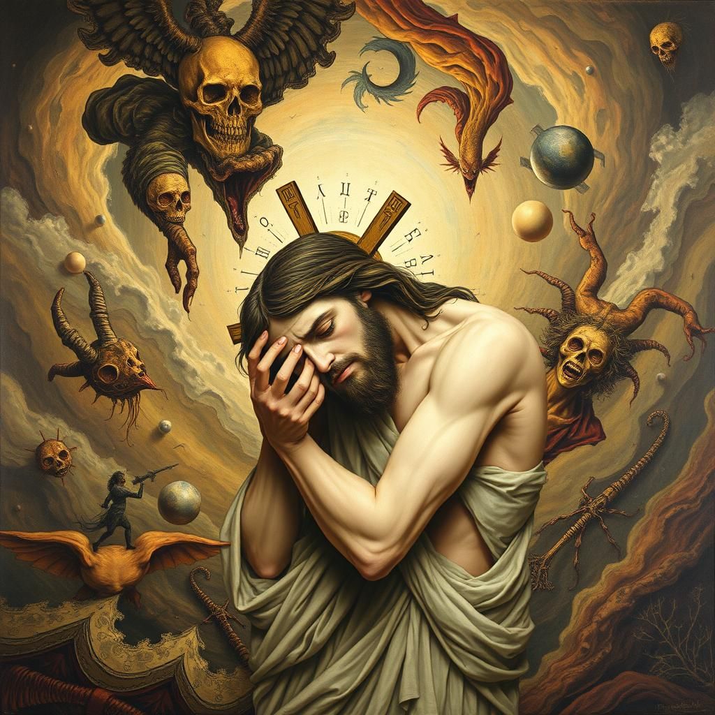 Headless Christ Heavy Metal Album Cover Art