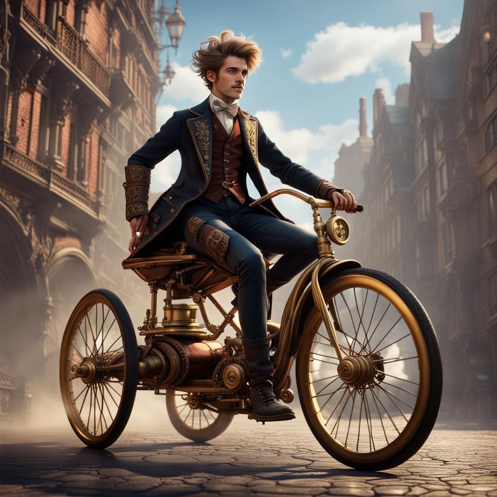 Steampunk Tricycle 231124C