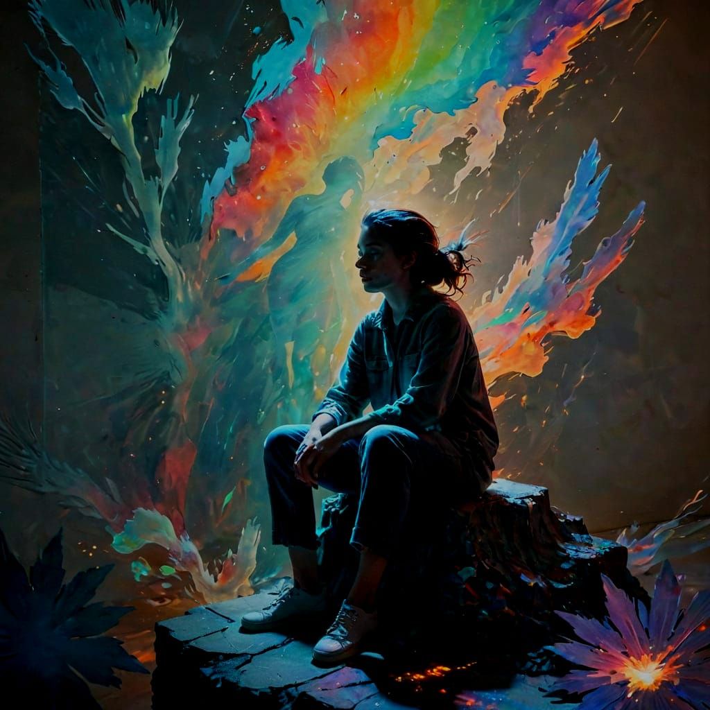 Ethereal Dematerialization in Digital Art