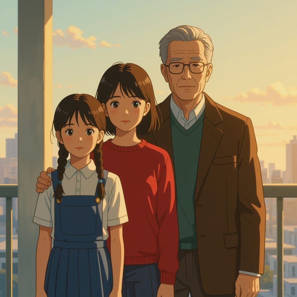 Person Transitioning Through Life Stages