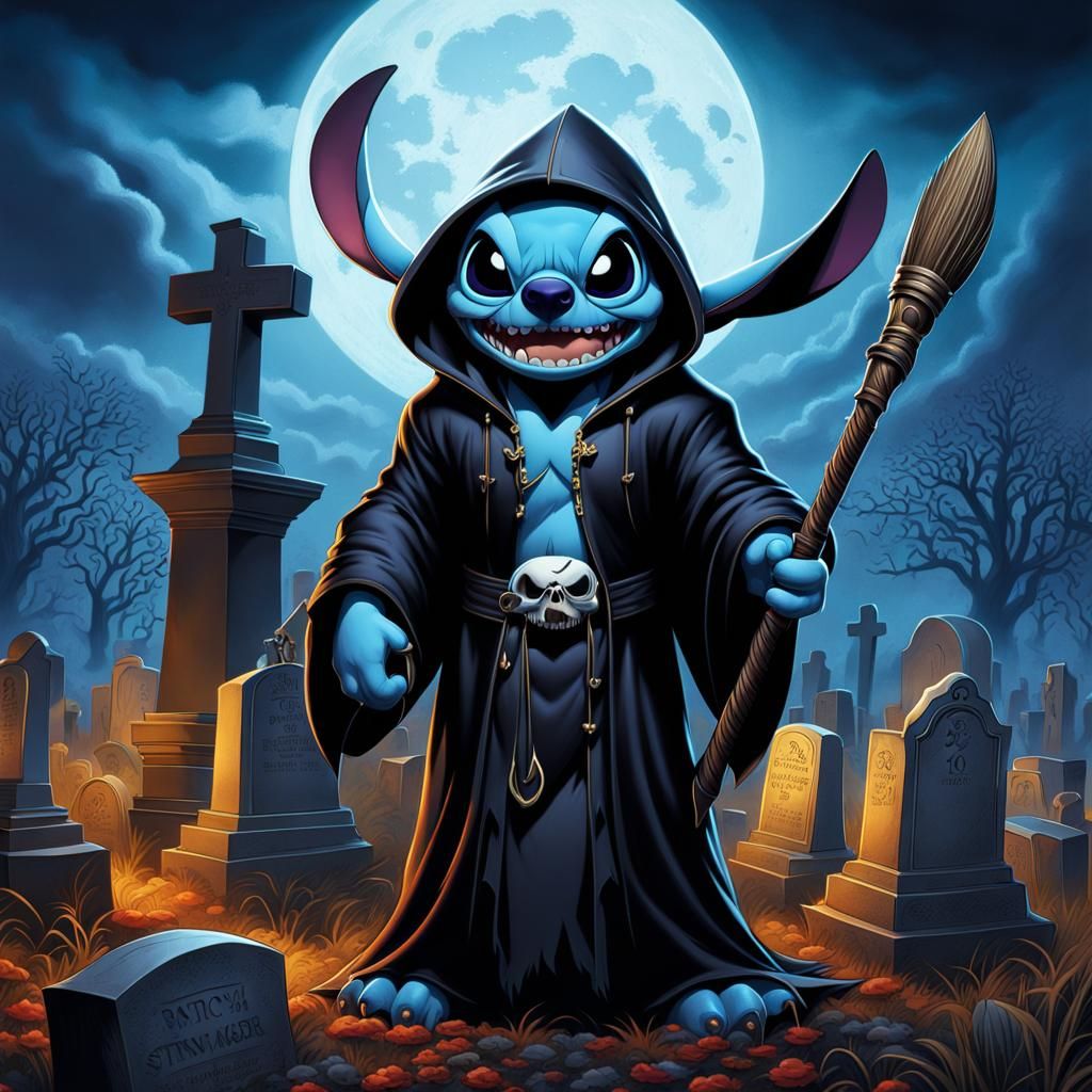 Scary Halloween Stitch