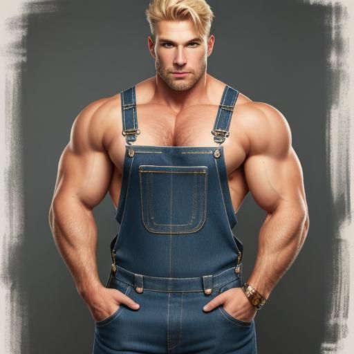 Hunk in Overalls