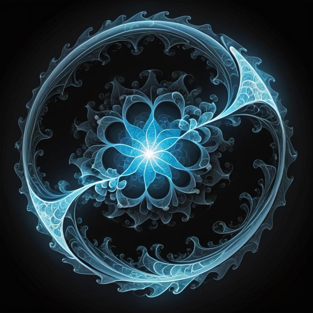 Abstract Sphere of Power with Fractal Elements