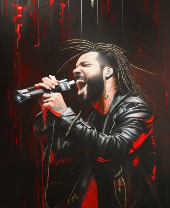 Burning Sulfur Portrait in Hyperrealistic Style