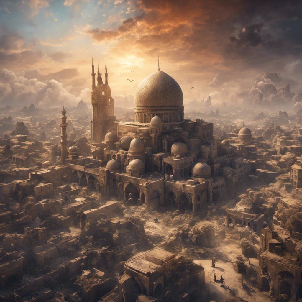 Fantastical Iraqi City Floating in the Sky