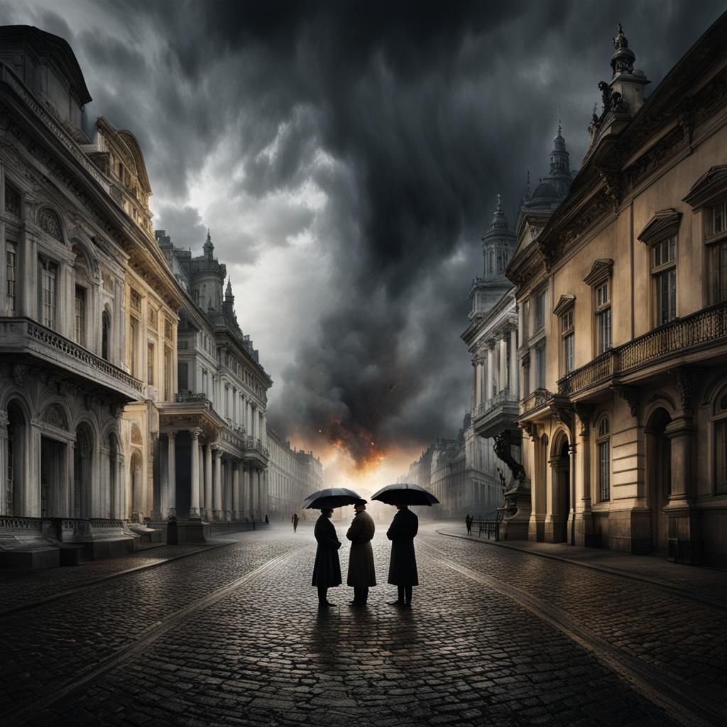 Duality of Life: War and Peace Clash