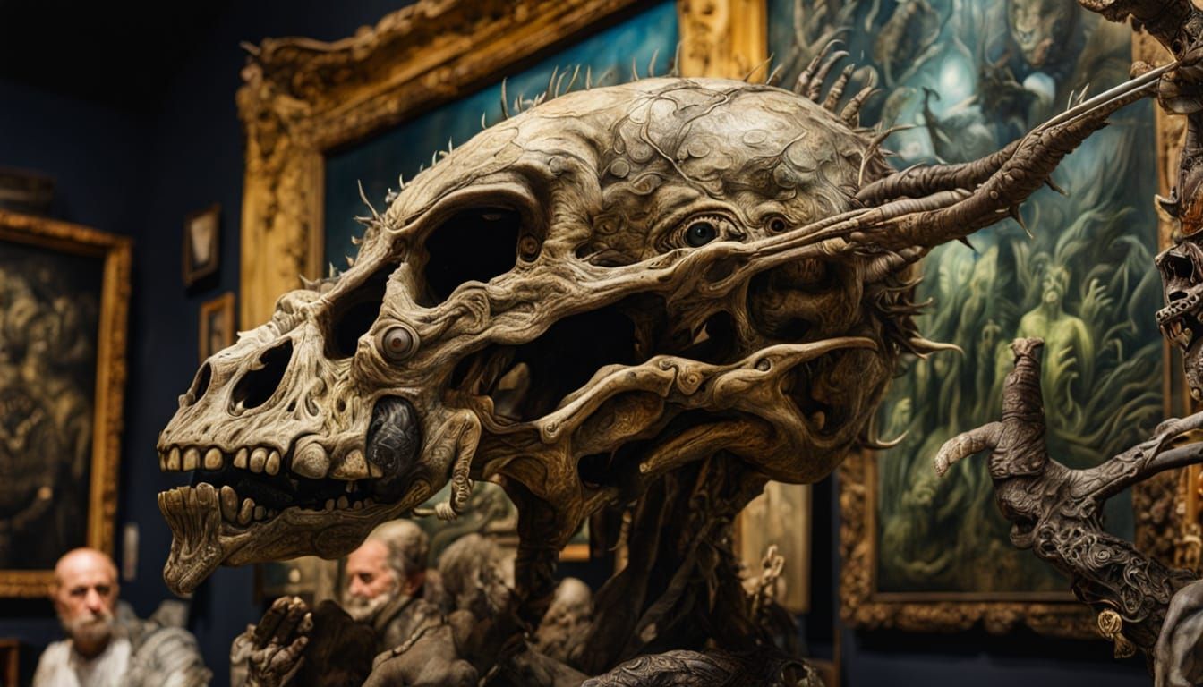 Surreal Post-Apocalyptic Taxidermy in a Fantastical Wonderla...