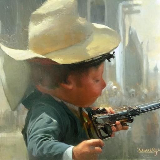 MinyBoy5 in Oil Painting Style