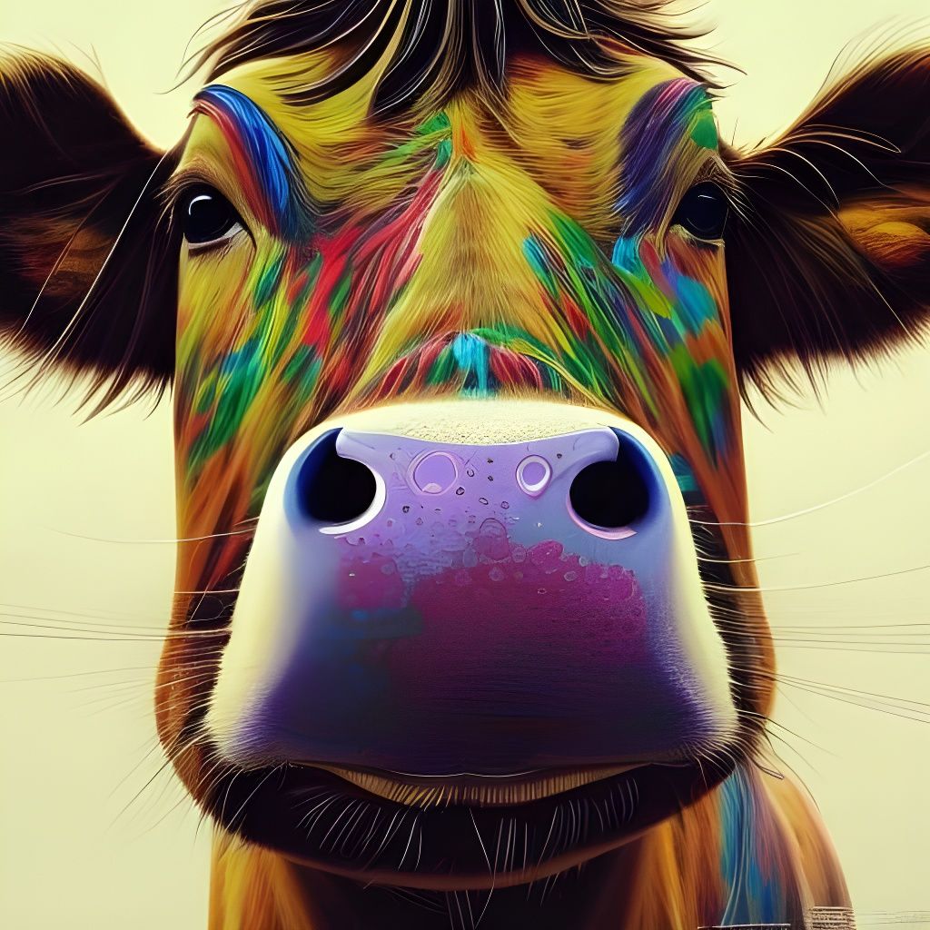 Rainbow Cow
