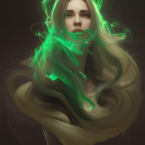 Detailed Slytherin Portrait in Artstation Style