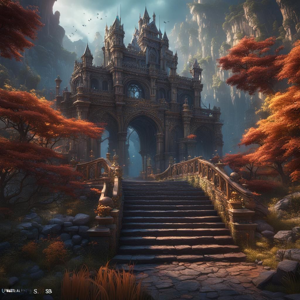 Fantastical Matte Painting in Unreal Engine 5