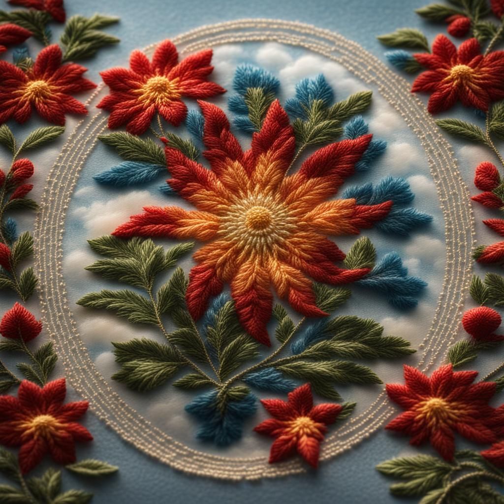 Ethereal Perforated Embroidery in Divine Sunshine