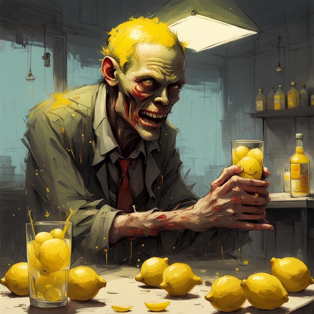 Lemon Zombie's Hyperdetailed Lemonade Stand