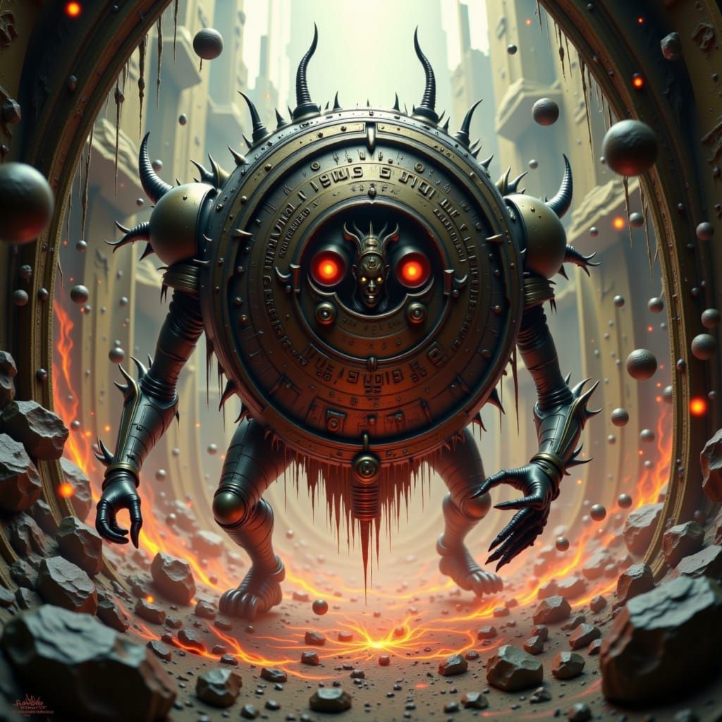 Sentient Roomba Glows with Arcane Power