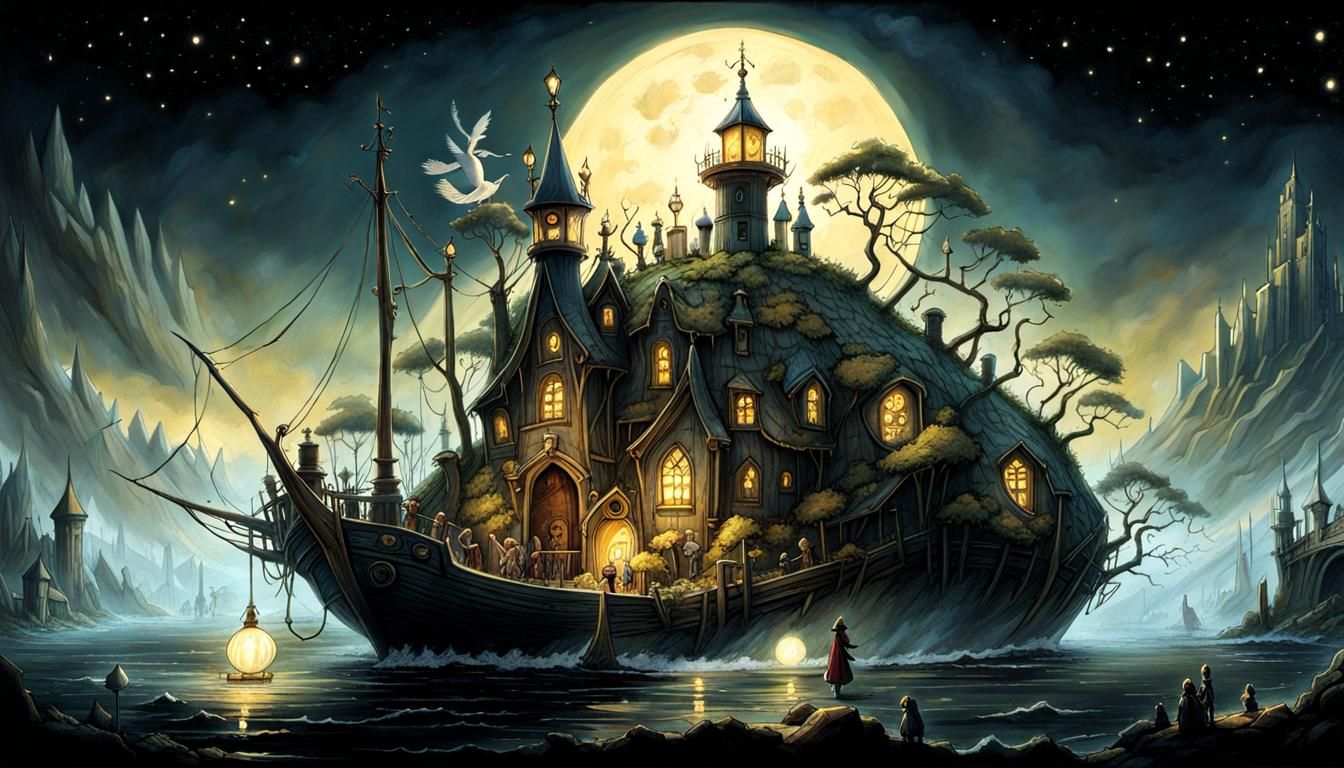 Epic Fantasy Masterpiece in 3D Shading