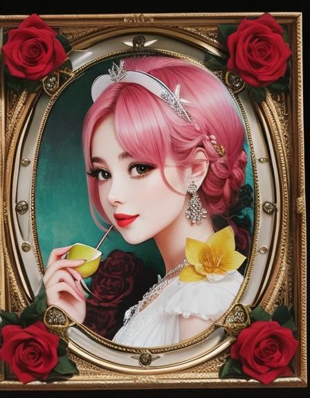 Abstract Image of Delightful Concept