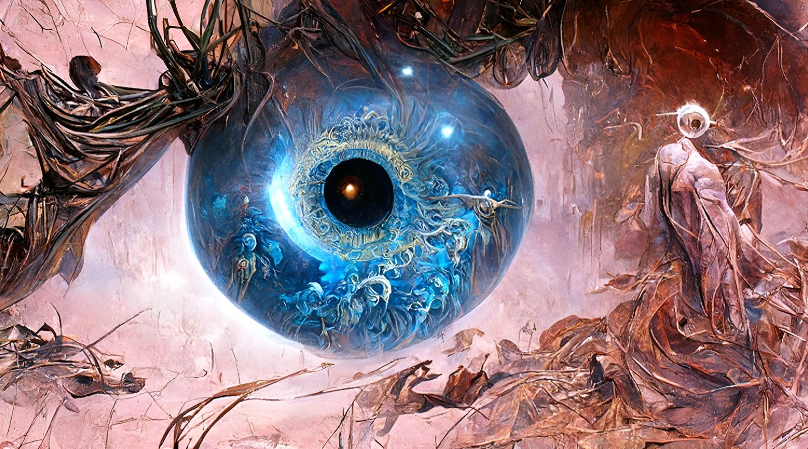 Cosmic All-Seeing Eye of a Mad God