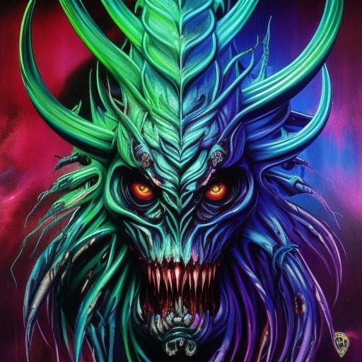 Zombiecore Cthulhu Medical Horror Concept Art