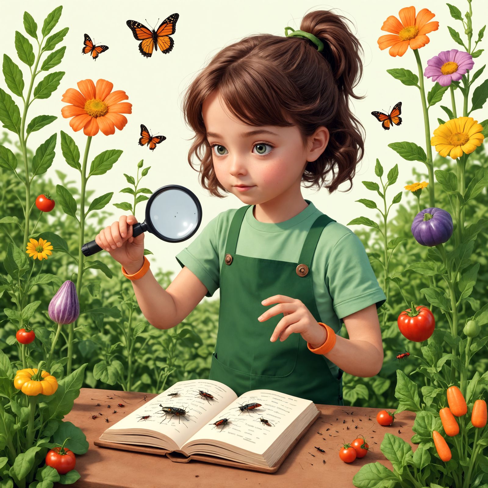 Scientific Bug Count in a Vegetable Garden